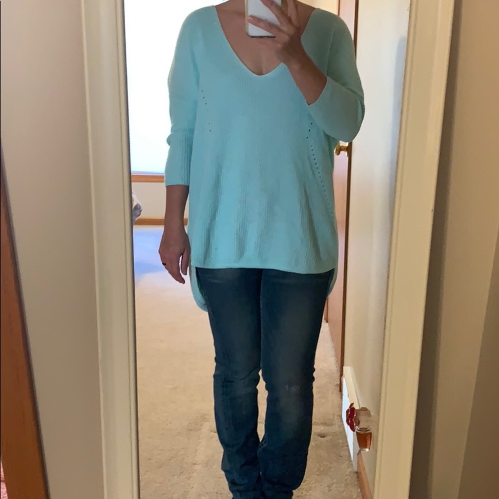 Blue long express top